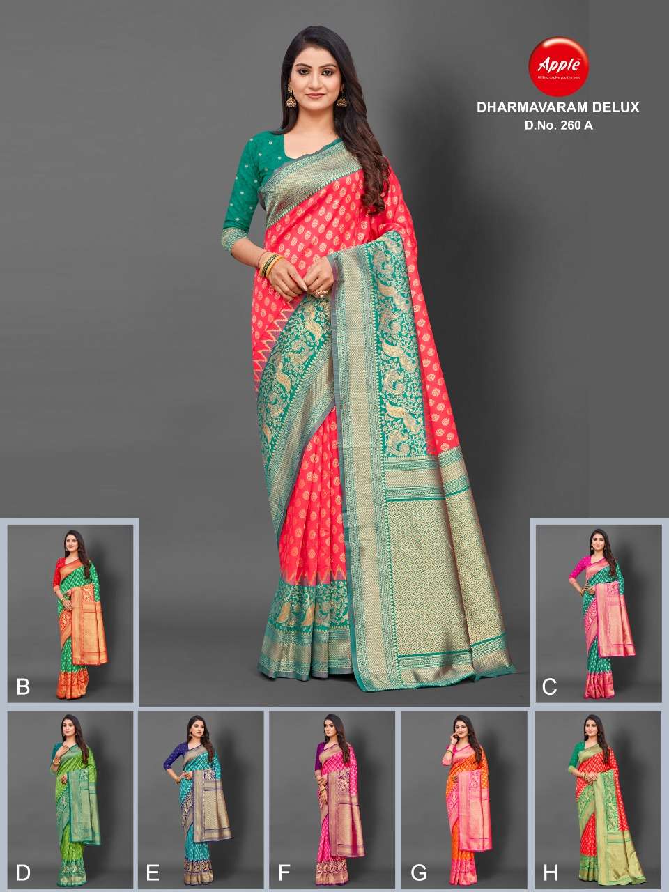 Dharmavaram Silk Saree (adi68836)