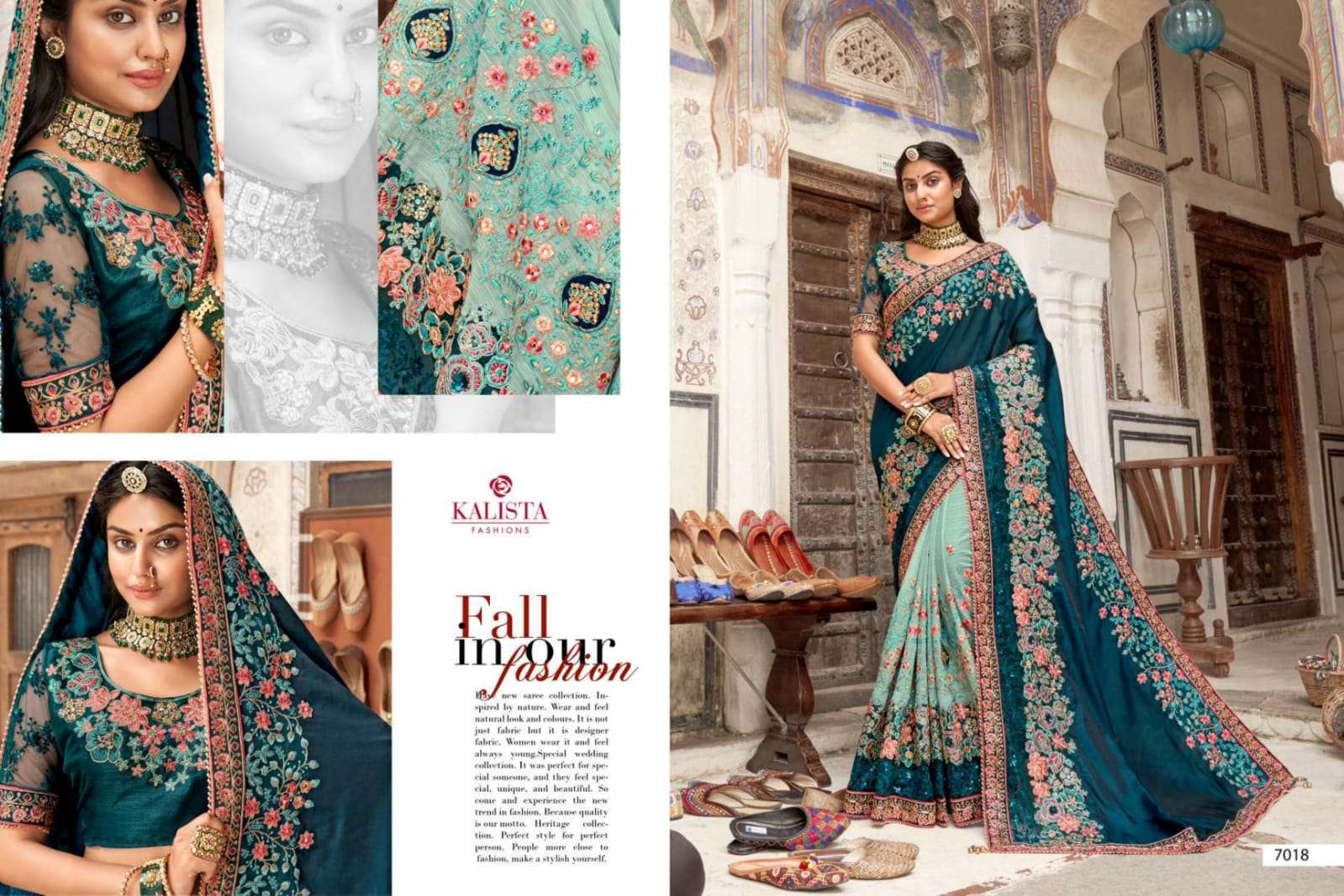 Ronisha Sayuri Festive Wear Chiffon Designer Saree Collection:  Textilecatalog