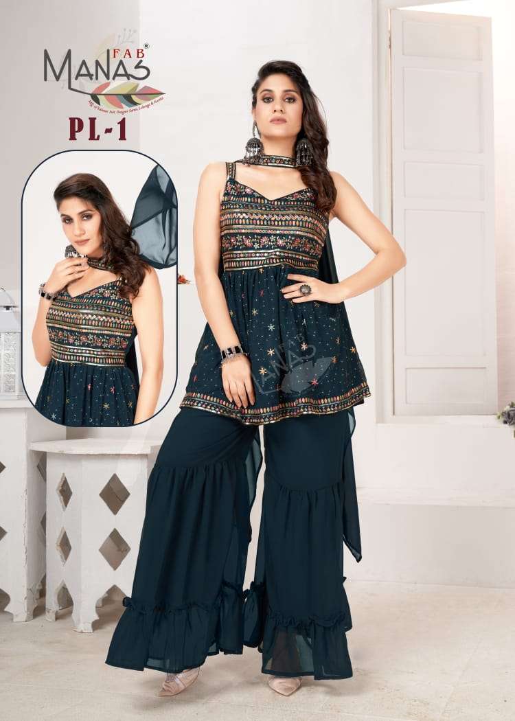 Beautiful Kurti with Sharara/Garara. Embellished with hand embroidery. |  Party wear indian dresses, Designer dresses indian, Indian wedding outfits