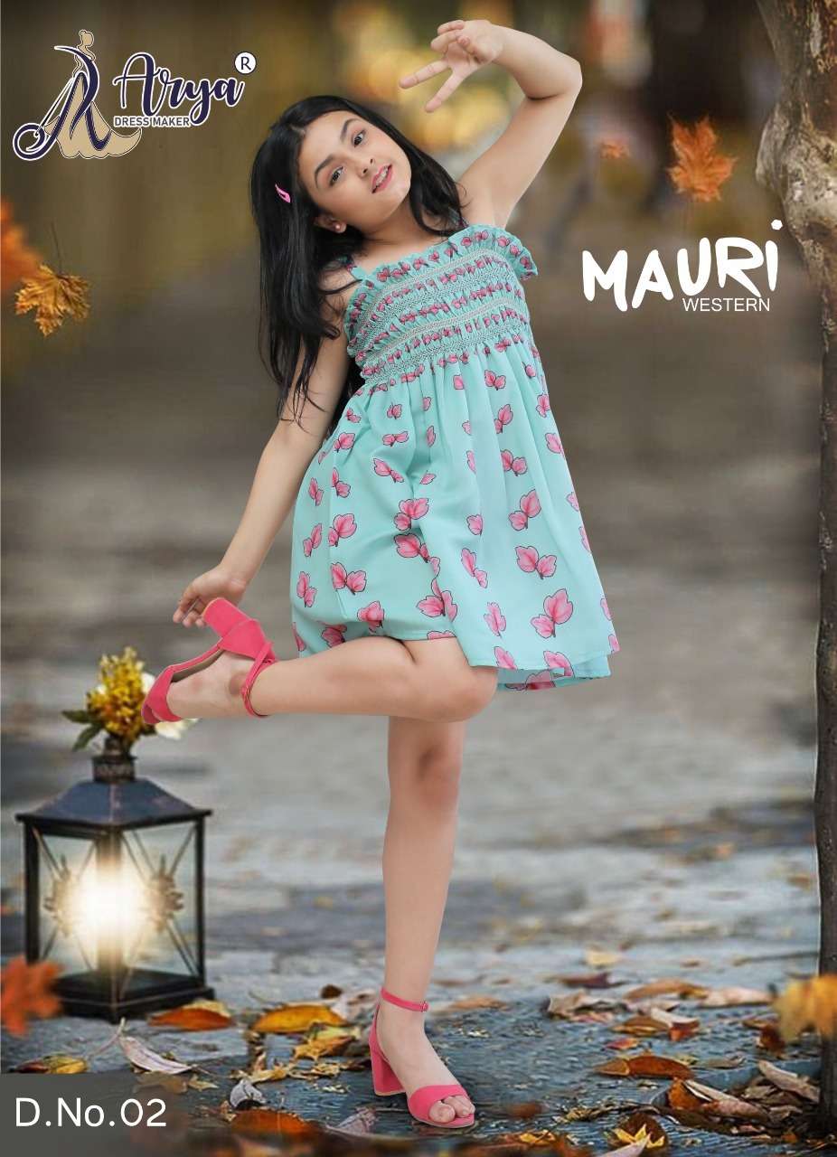 Imported Scuba Plain kids western wear and party wear frock for birthday  and wedding at Rs 799 in Surat