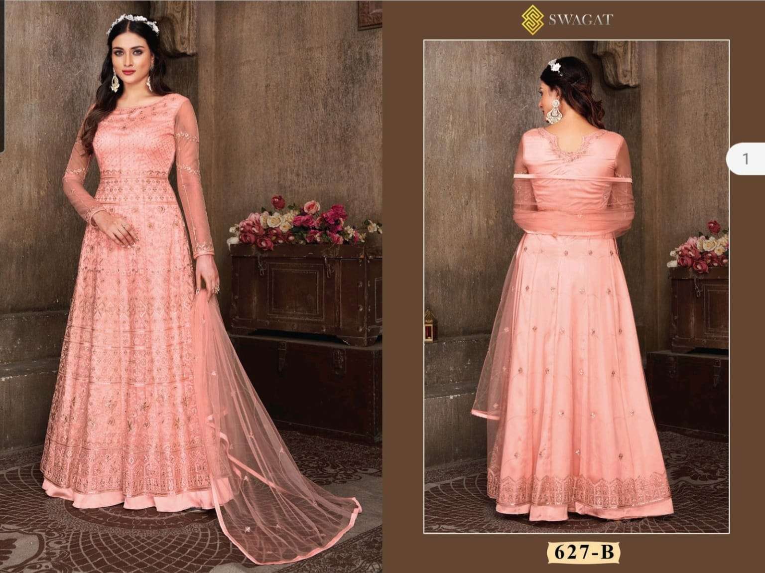 655 A To D Swagat Anarkali Salwar Suits