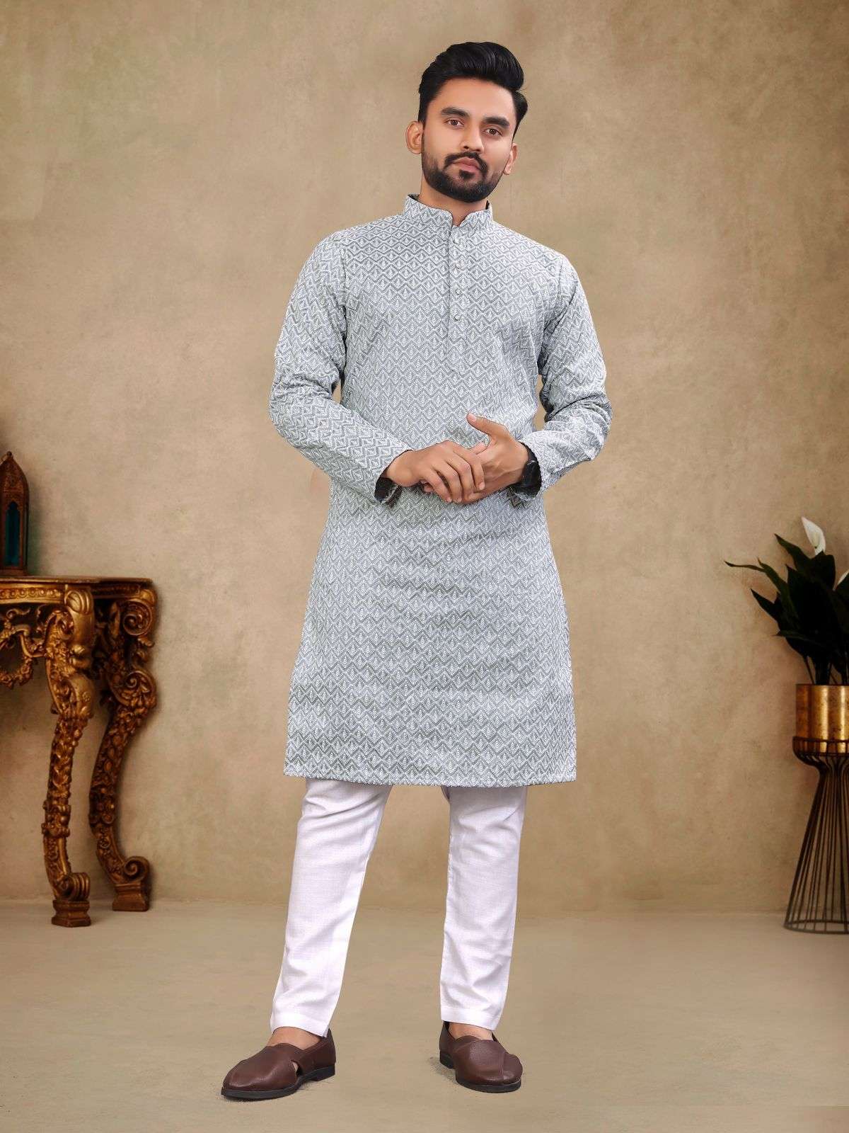 Yellow Traditional Kurta Vol 11 Men Wear Collection AF001 - Buy online  exclusive retail cloth