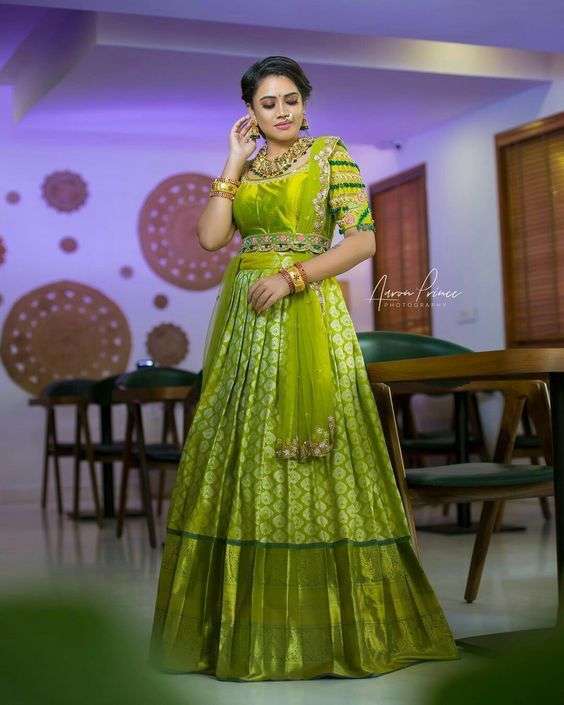 Pattu Half Sarees