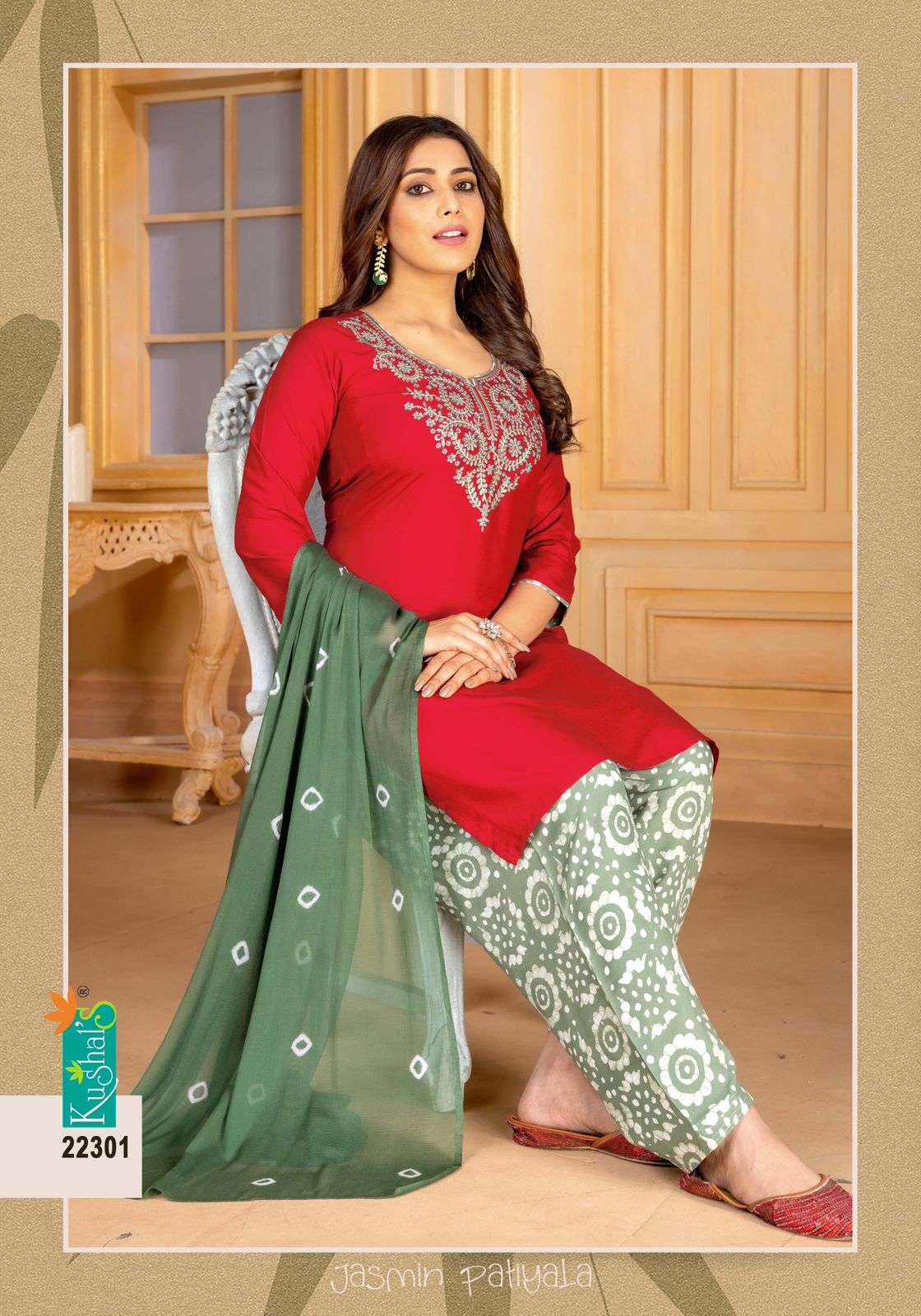 Buy Indian Virasat Sky Blue Jasmin Dress online