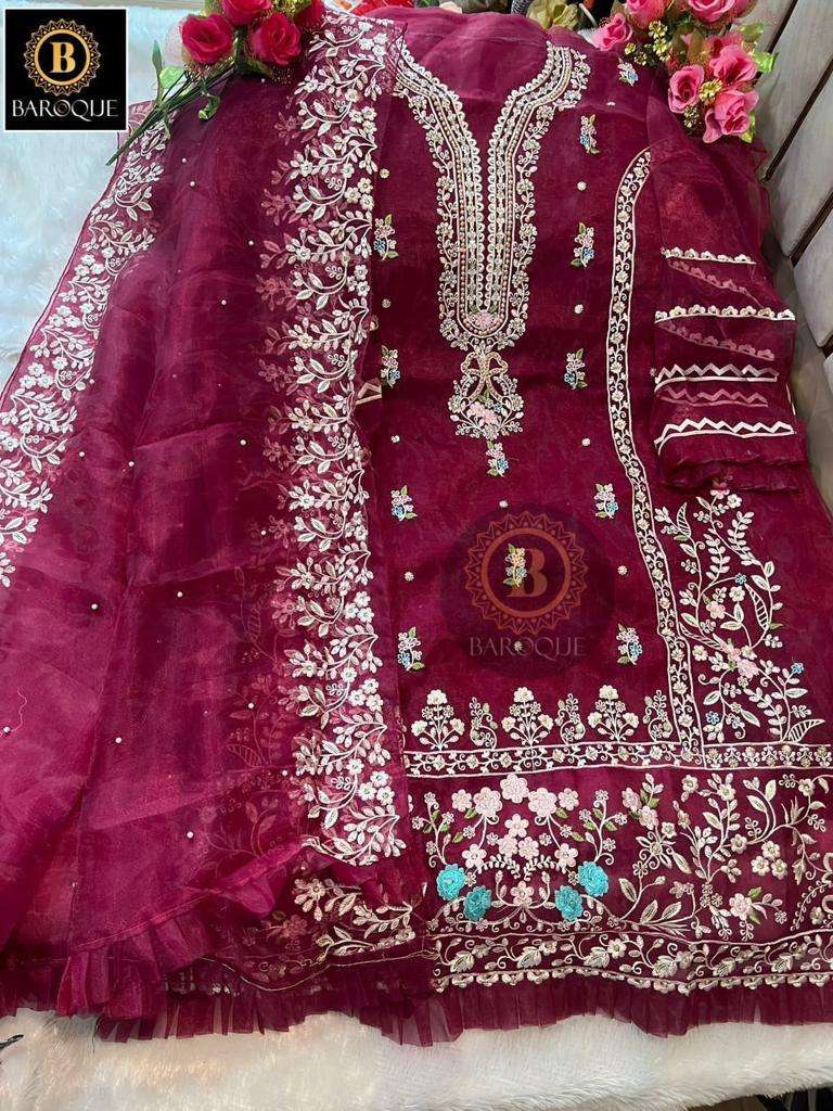 Baroque Pakistani Designer Dress - Dresses