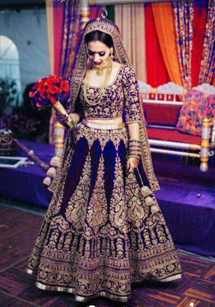 Buy Designer Heavy Work Bridal Lehenga Online in India - Etsy