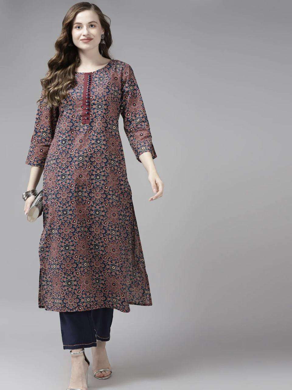 Women Ethnic Kurta with Trousers & Dupatta Set, Banarasi Silk Jacquard