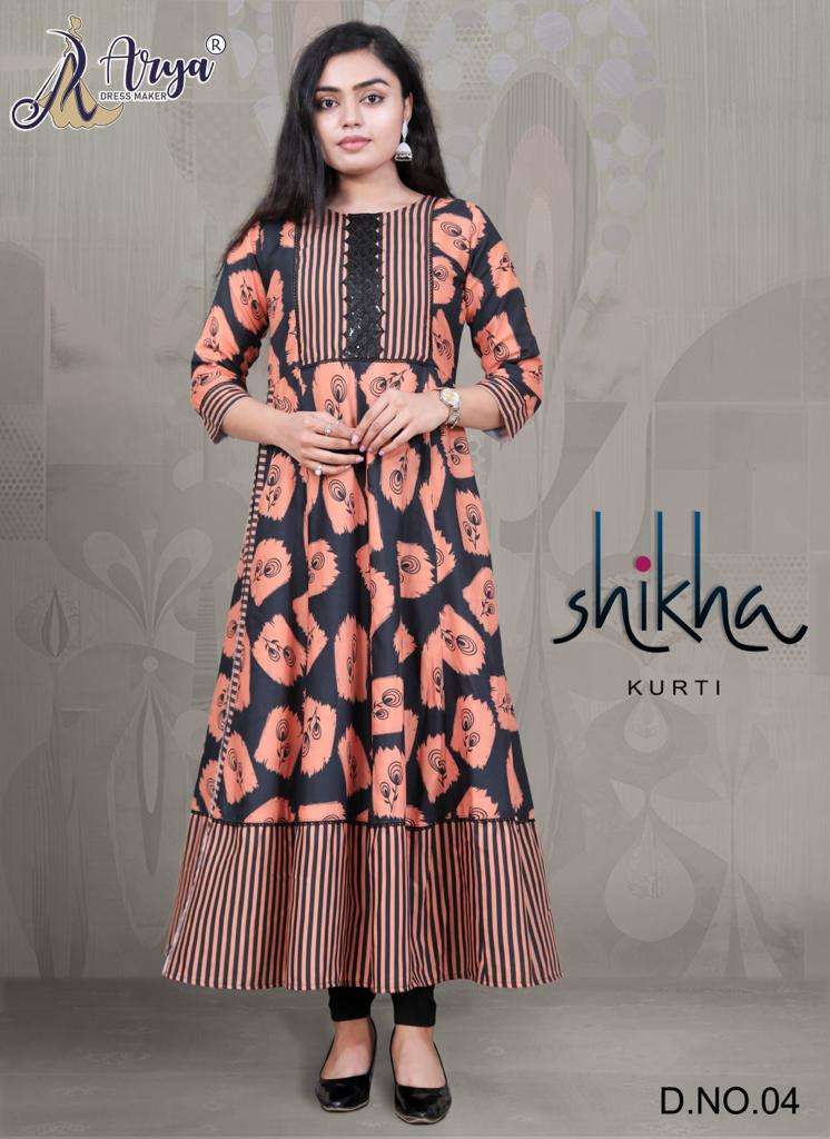 Buy Arya Dress Maker Women Multicolor Printed Crepe Pack Of 2 A-Line Kurta  (XL) Online at Best Prices in India - JioMart.