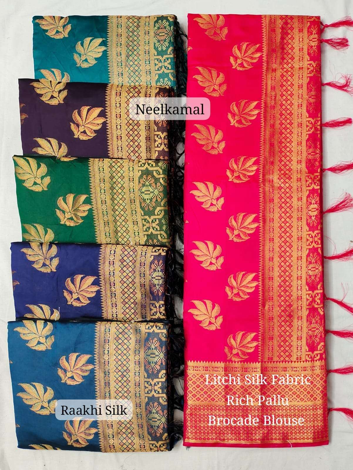 Bangalore wholesale semi kanjivaram Silk sarees||Free shipping ||Single  saree courier available - YouTube