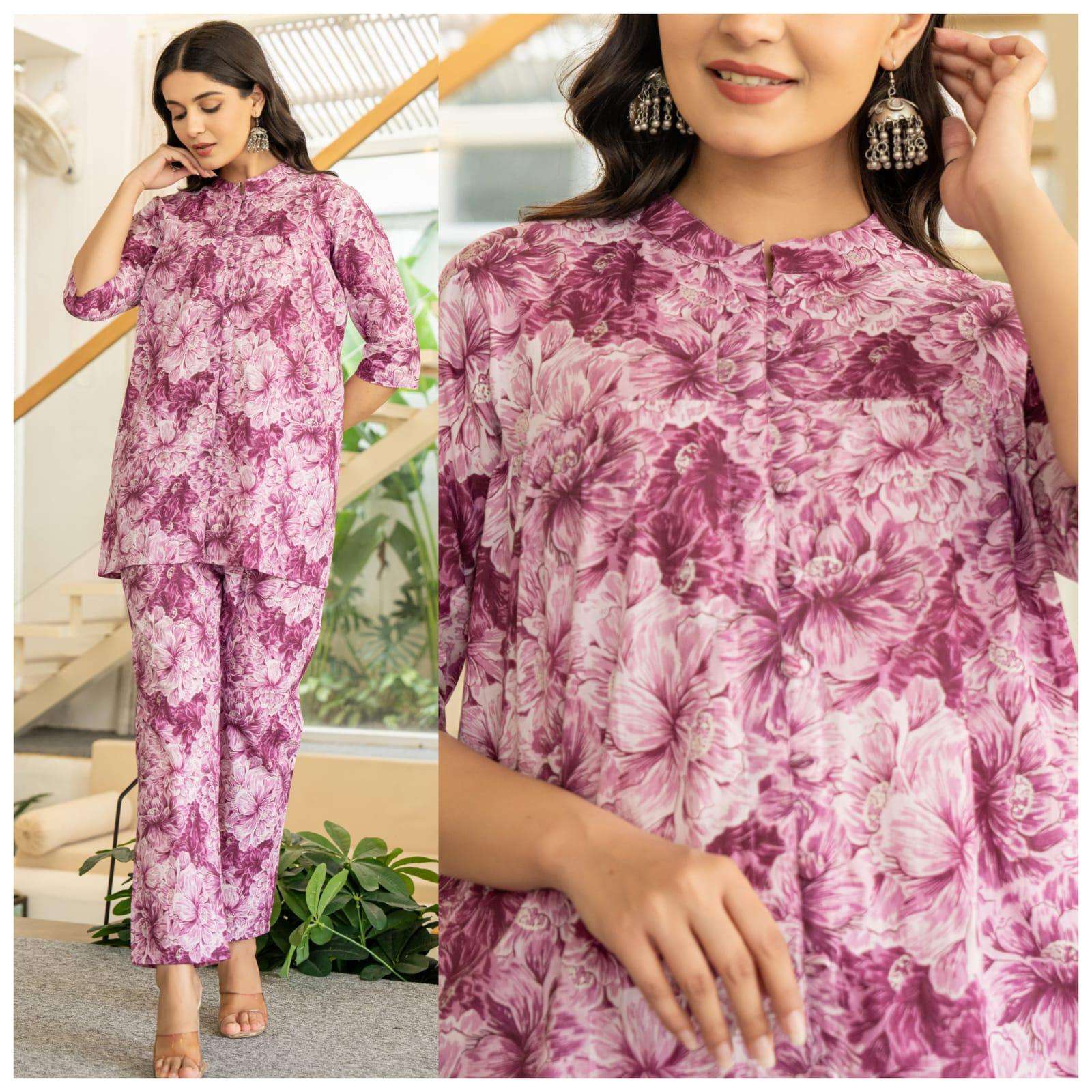 ARCHIE VOL-21 BY ASLIWHOLESALE DESIGNER FACNY PURE COTTON PRINTED CO-ORD SETS