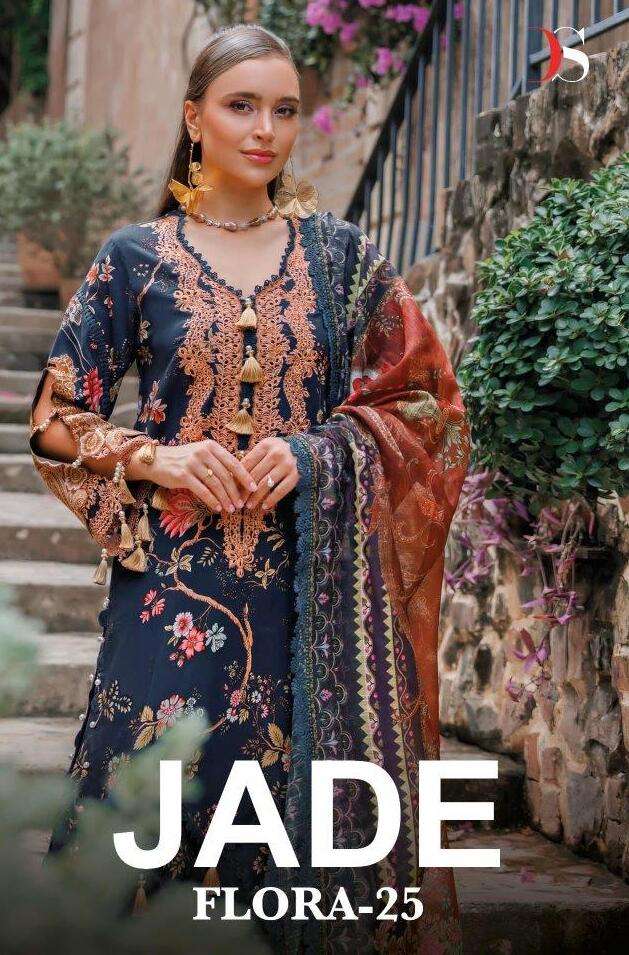 JADE FLORA-24 BY DEEPSY SUITS 9001 TO 9006 SERIES VISCOSE RAYON PRINT DRESSES