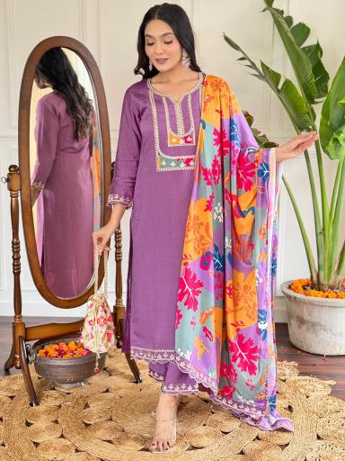 KF-116 BY ASLIWHOLESALE DESIGNER FACNY VISCOSE SLUB PRINTED DRESSES