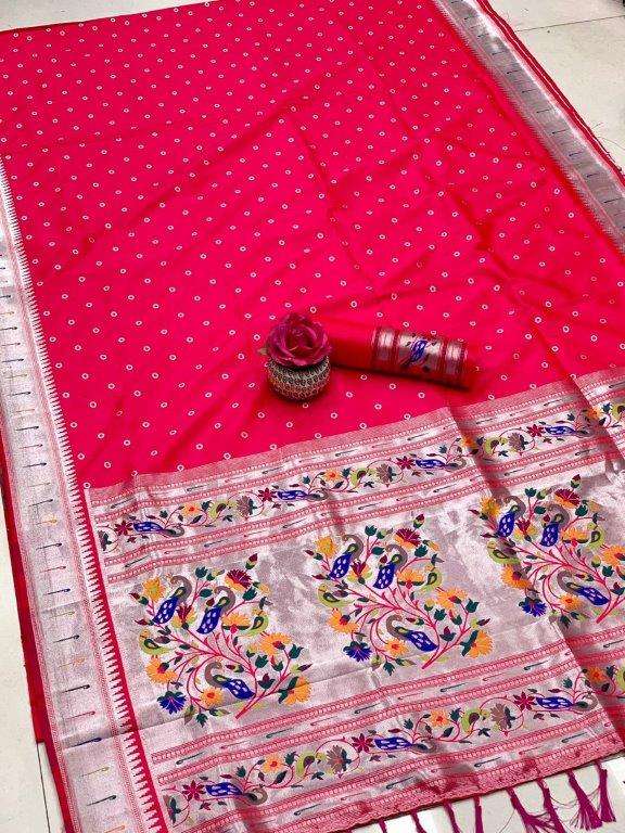 PAITHANI BY ASLIWHOLESALE DESIGNER PURE SILK PRINTED SAREES