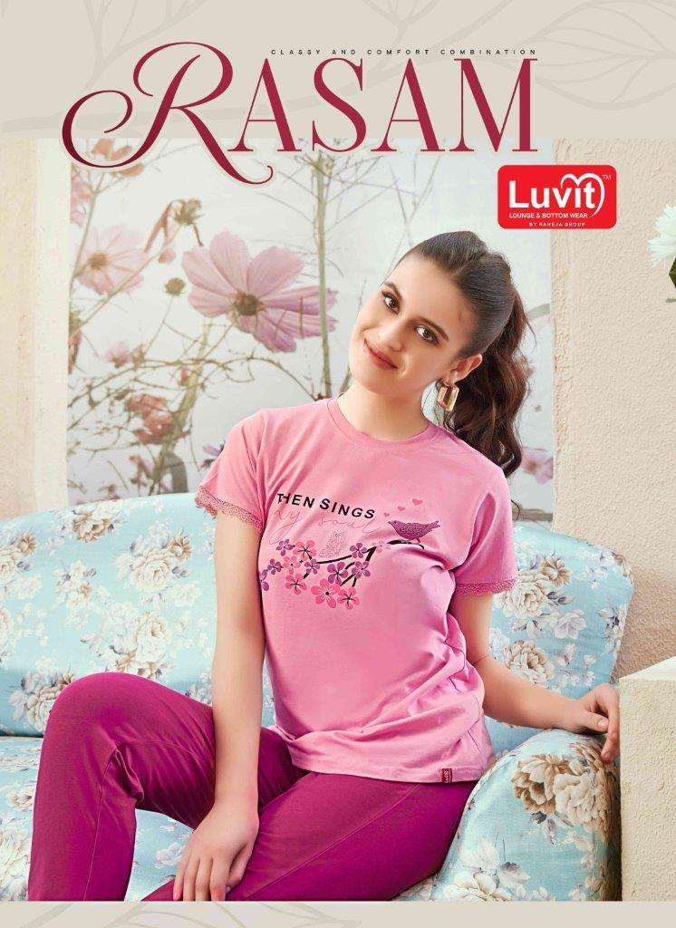 RASAM BY LUVIT 101 TO 108 SERIES STYLISH PURE FANCY PRINTED CO-ORDS SET