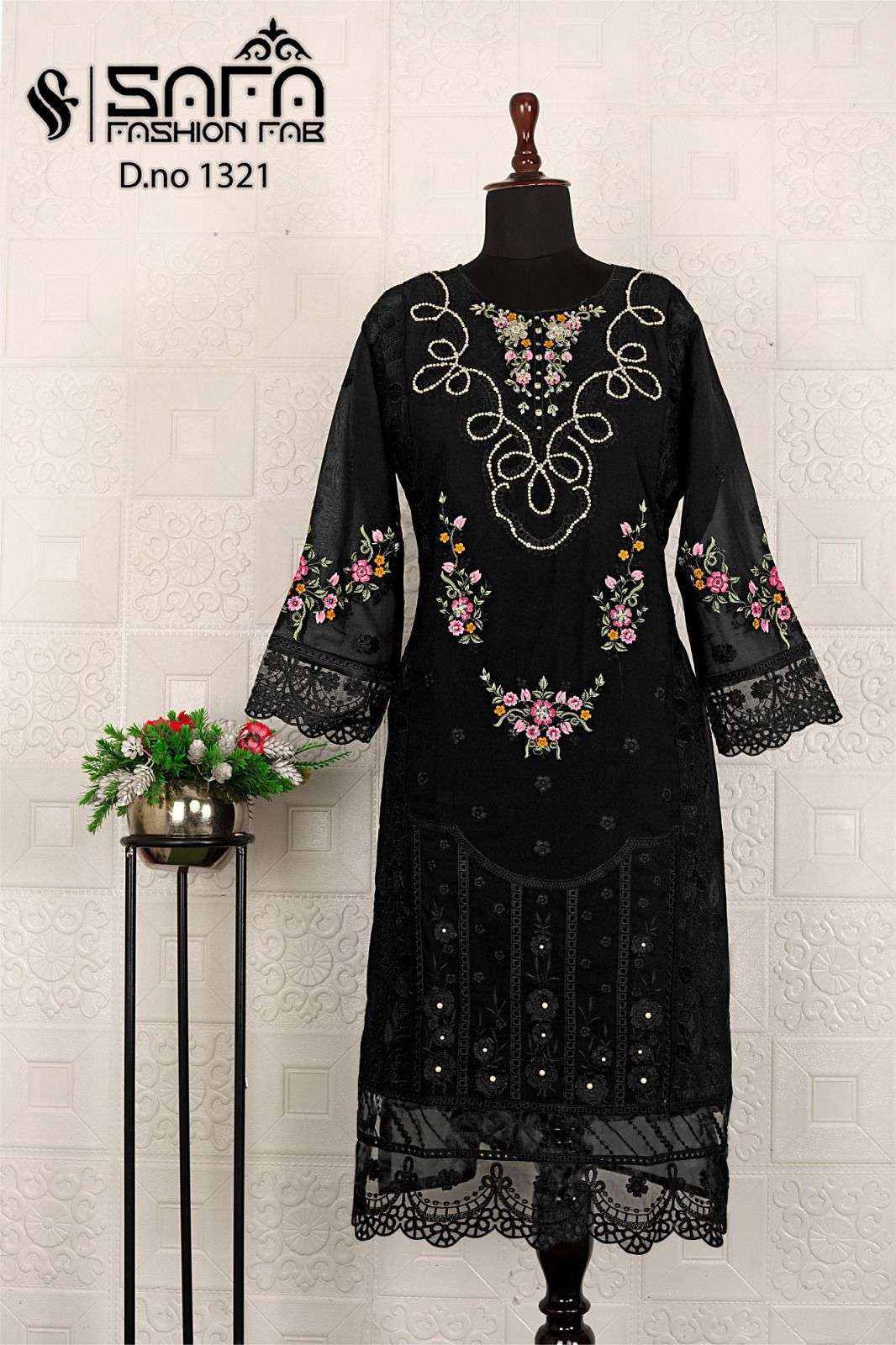 SAFA 1321 BY SAFA FASHION HUB FANCY GEORGETTE STITCHED PAKISTANI DRESSES