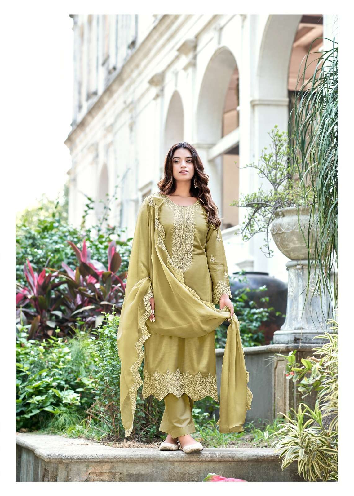 SHAKEBA BY BELA FASHION 3906 TO 3912 SERIES DESIGNER MUSLIN PRINT DRESSES